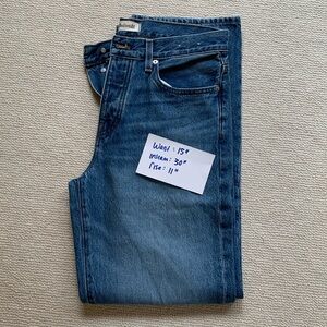 Madewell low slung straight size 26
